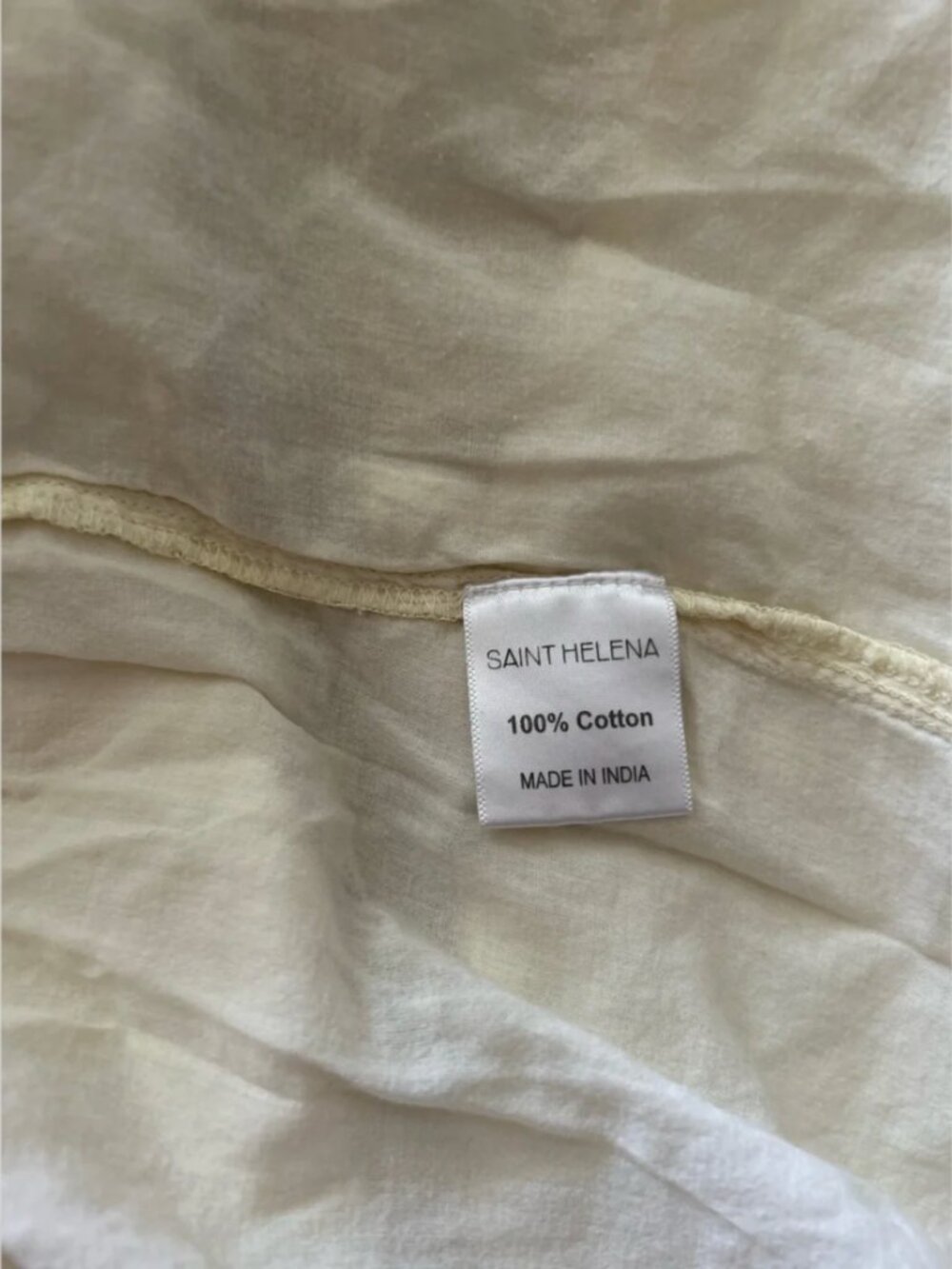Anthropologie Saint Helena Cotton Maxi Midi Creamy Embroidered Dress size XL - Picture 11 of 11